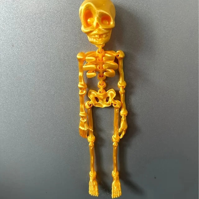 Spooky Skeleton Refrigerator Magnet for Halloween Decor