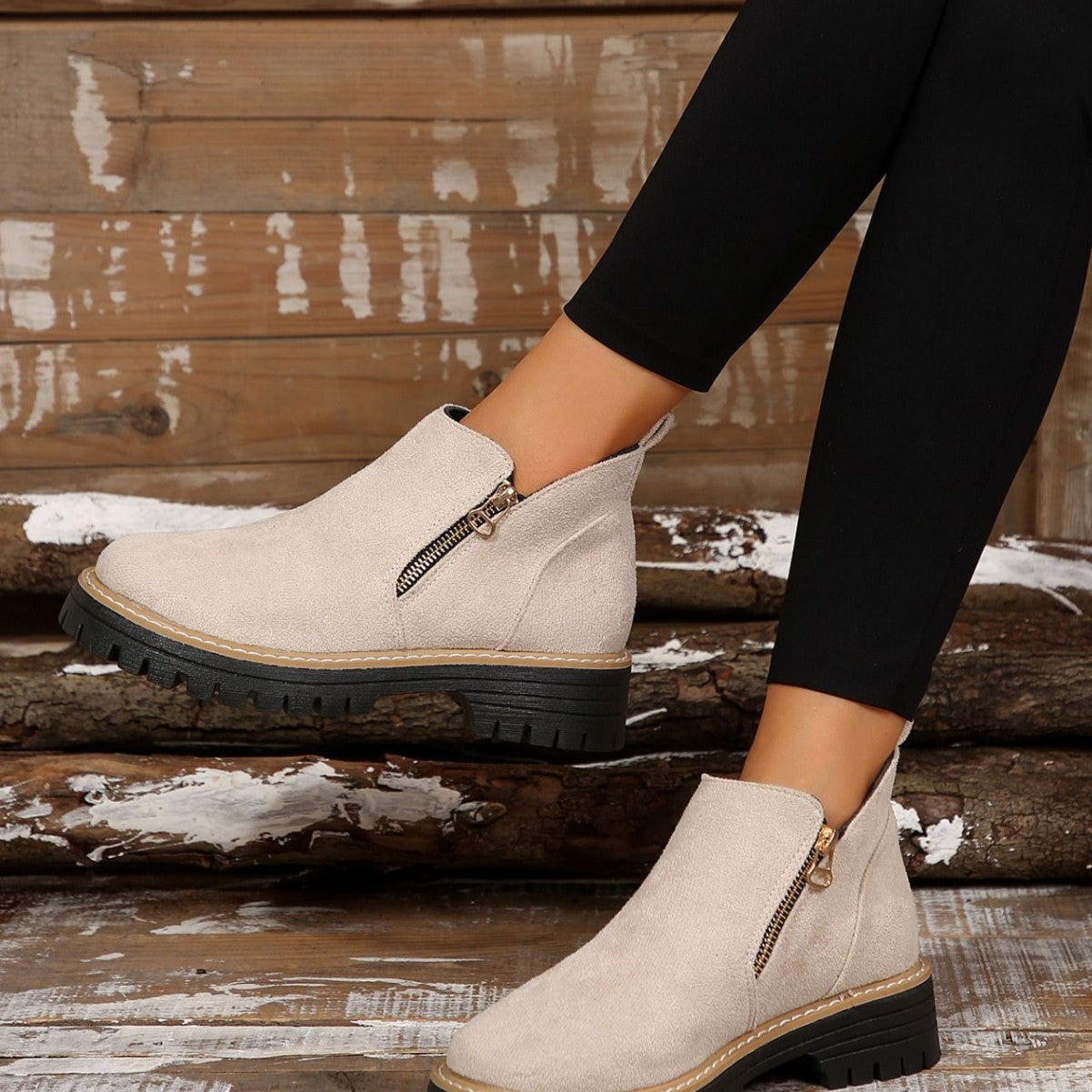 Chic Minimalist Ankle Boots for Women