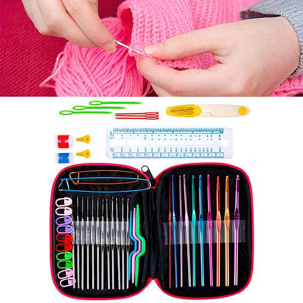 CraftEase™ - Effortless Crochet Kit for Comfortable Creativity