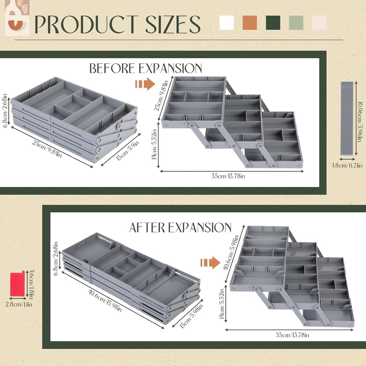 Compact Modular Smart Storage Organizer