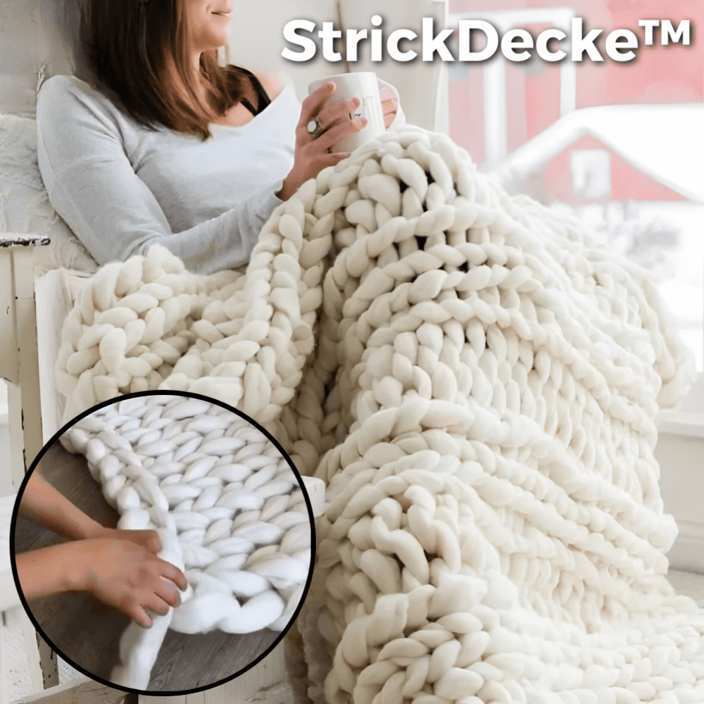 KnitBlanket™ - Cozy DIY Knit Blanket Kit for Relaxing Comfort