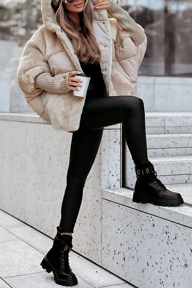 Casual Lined Hooded Jacket for Women