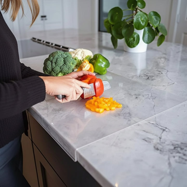 ClearView™ Acrylic Cutting Board with Durable Surface