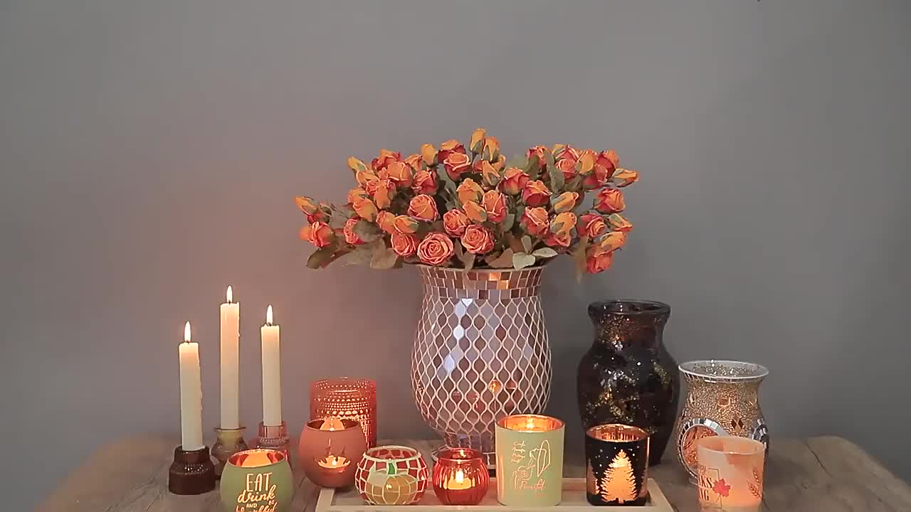 GlowHaven™ - Festive Christmas Candle Holder Set of 6