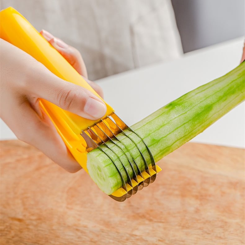 Ergonomic Handheld Food Slicer for Easy Kitchen Prep