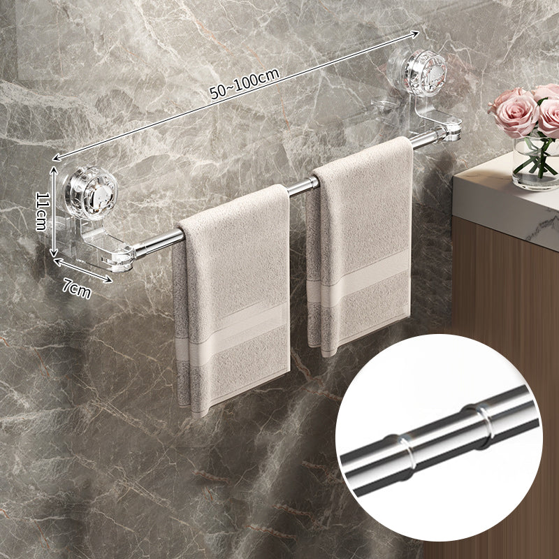 Adjustable Suction Cup Towel Holder for Kitchen and Bathroom