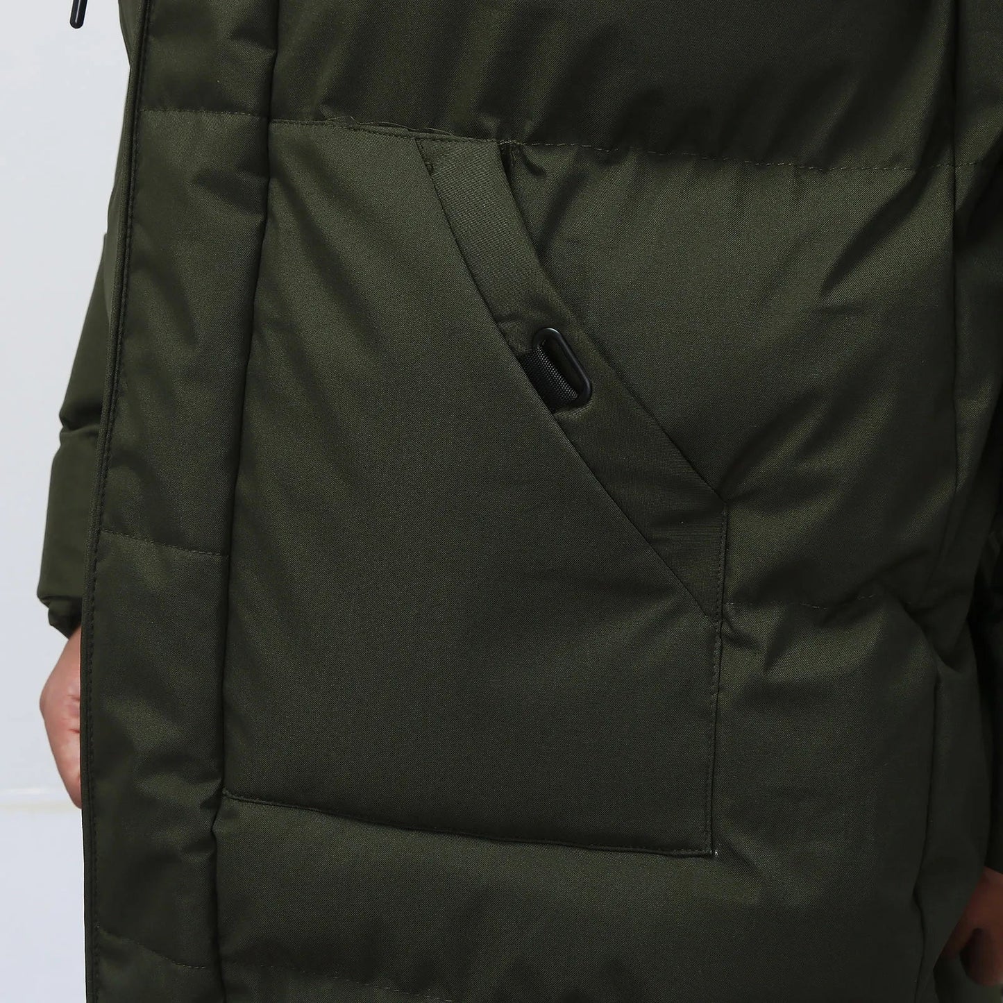 Men’s Long Parka Jacket Stylish Winter Coat