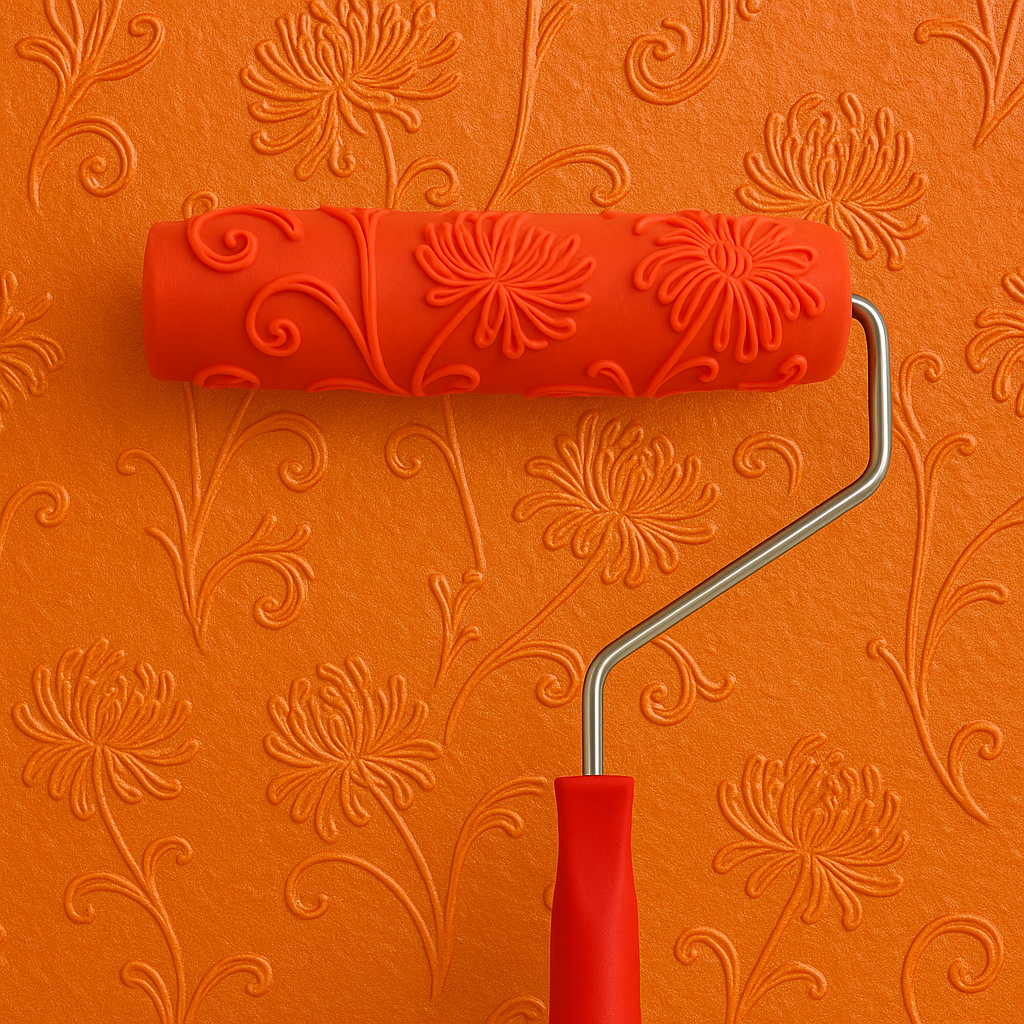 Rollique™ - Textured Wall Paint Roller for Decorative Finishes