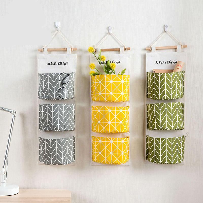 Boho Hanging Organizer Bag for Closet and Travel Storage
