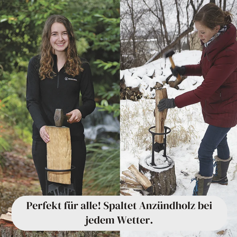 SplitPro™ - Powerful Wood Splitter for Cozy Winter Fireside