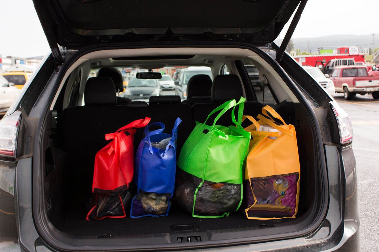 EcoTrolley™ - Intelligent Reusable Shopping Bags for Everyday Eco-Friendly Use