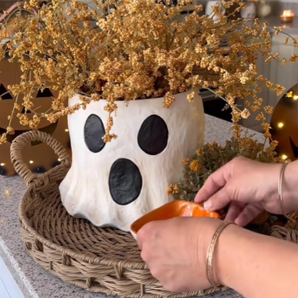 Spooky Halloween Ghost Bucket Decor