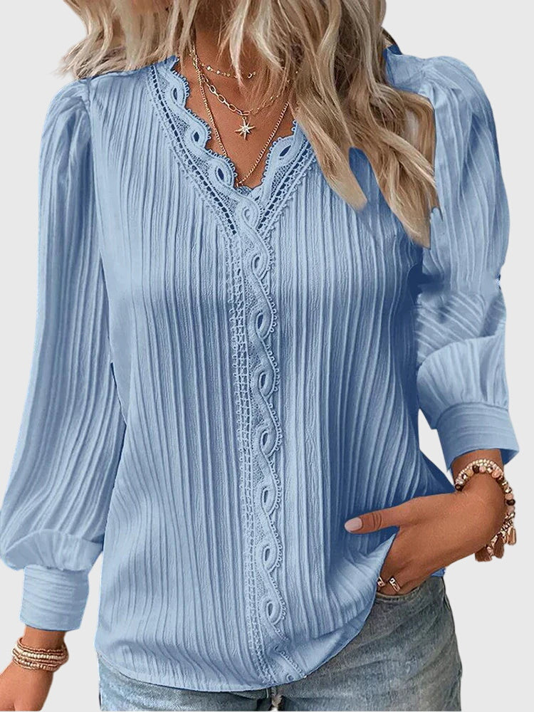 ChicAura - Elegant Pullover Blouse