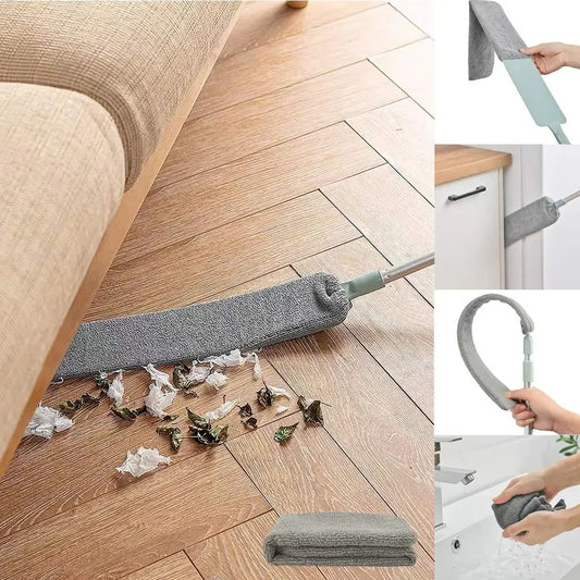 CleanEase™ - Retractable Microfiber Duster for Hard-to-Reach Spaces