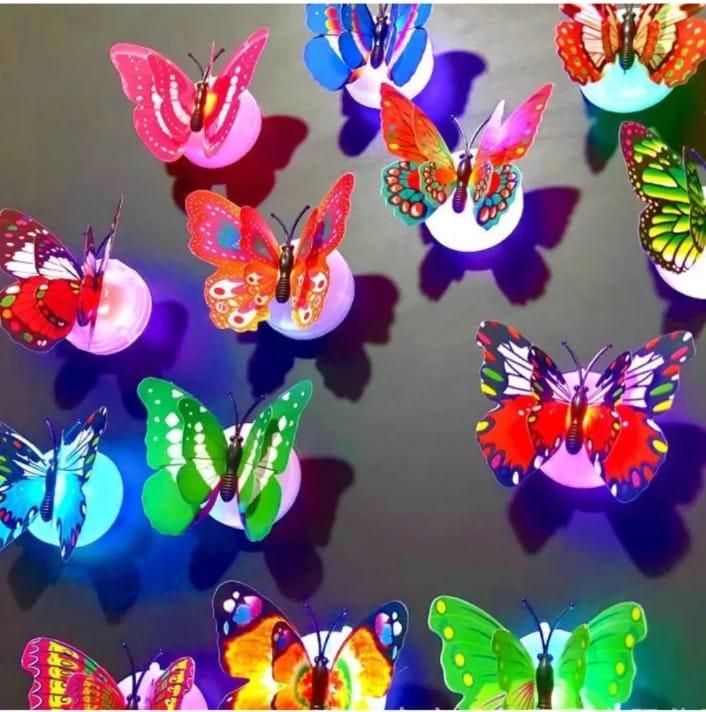 3D Butterfly LED Fairy Night Light Decor
