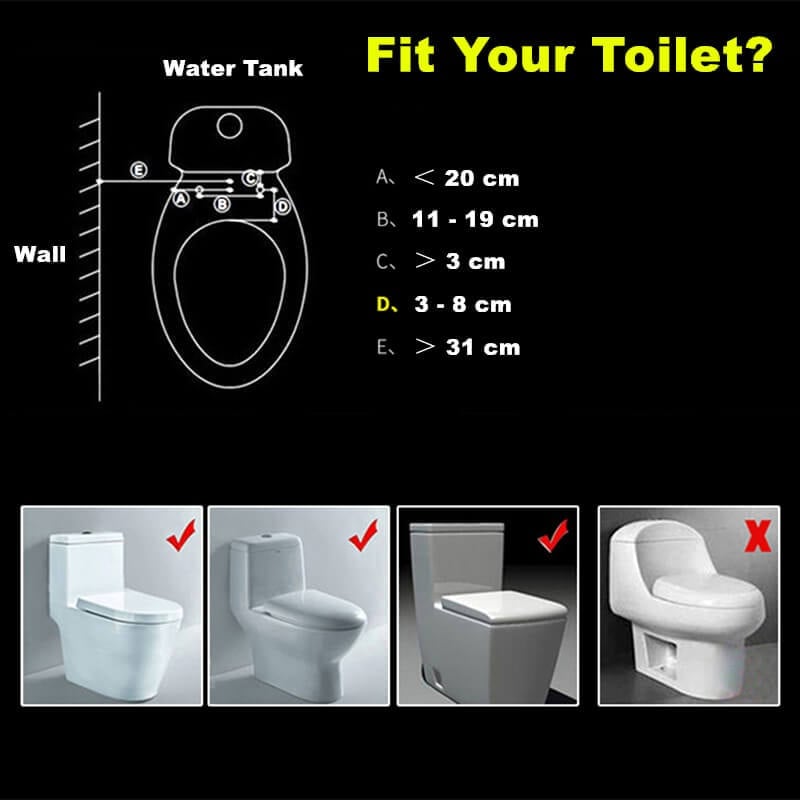 AquaFlow™ - Smart Toilet Flusher with Temperature Control