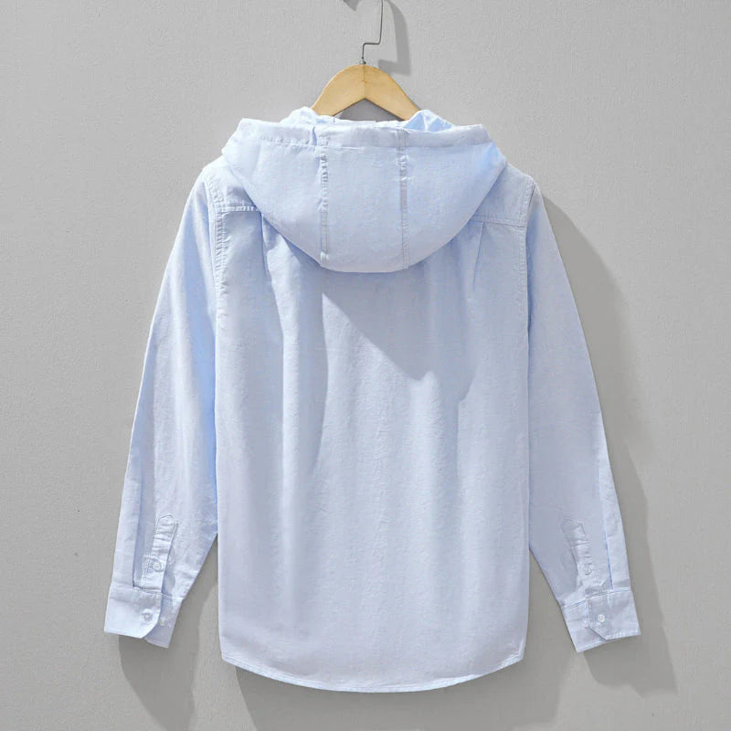 Casual Linen Hoodie for Lightweight Comfort