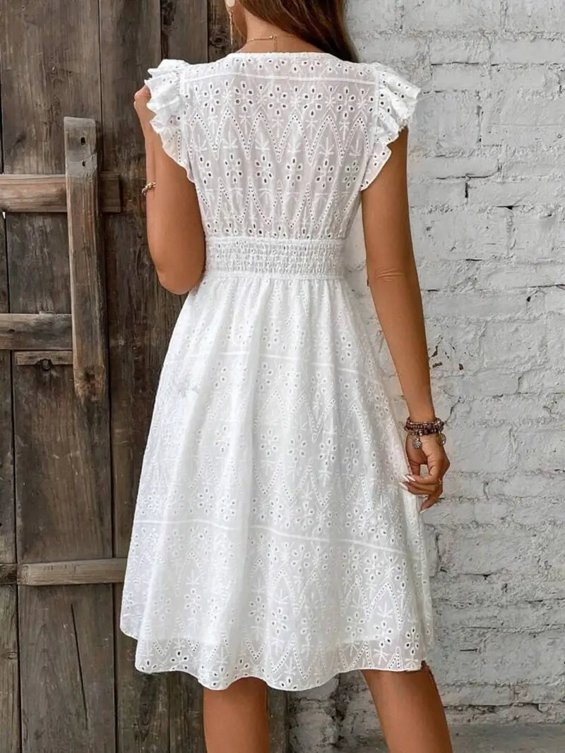 Flutter Sleeve Dress