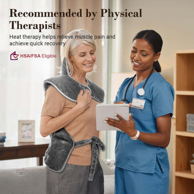 ThermoWrap™ - Soothing Neck & Shoulder Heat Therapy Wrap