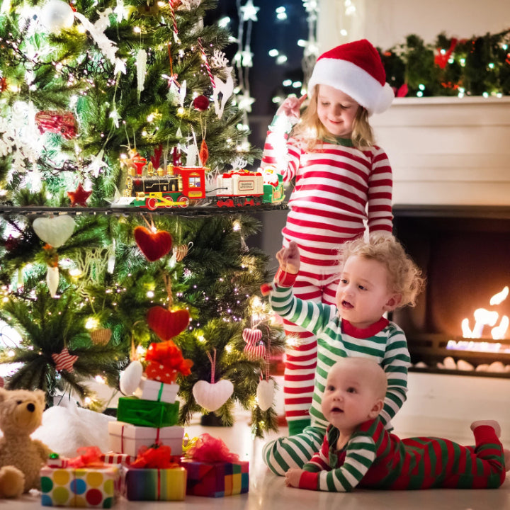 CozyNest™ - Nostalgic Light & Music Christmas Tree Train