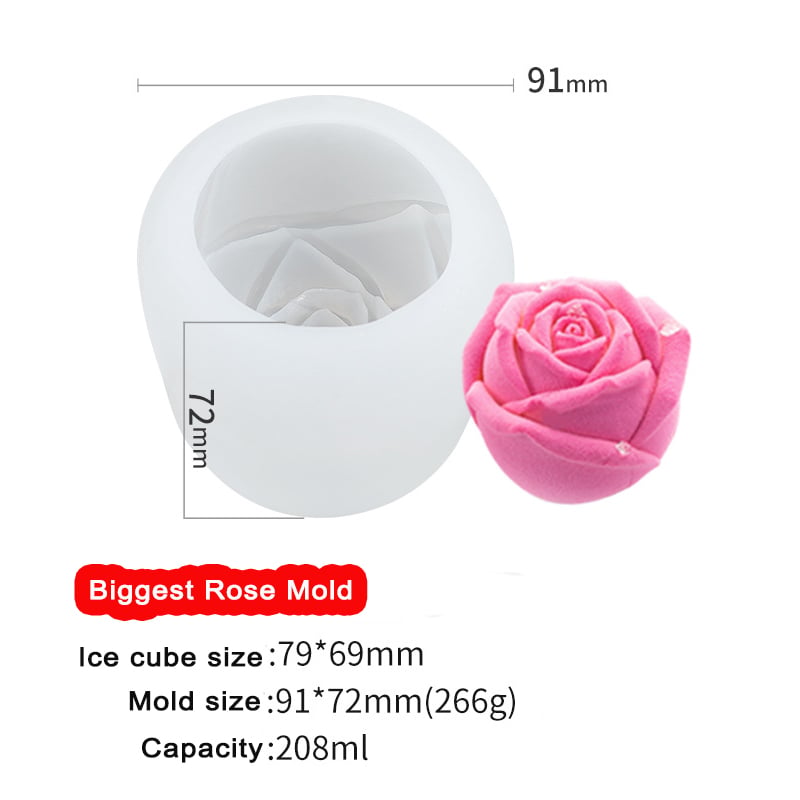 FrostBloom™ - Rose-Shaped Ice Cube Mold
