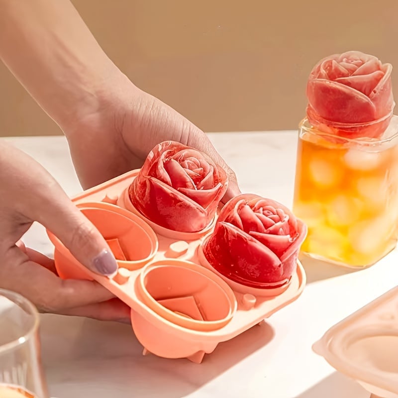 FrostBloom™ - Rose-Shaped Ice Cube Mold
