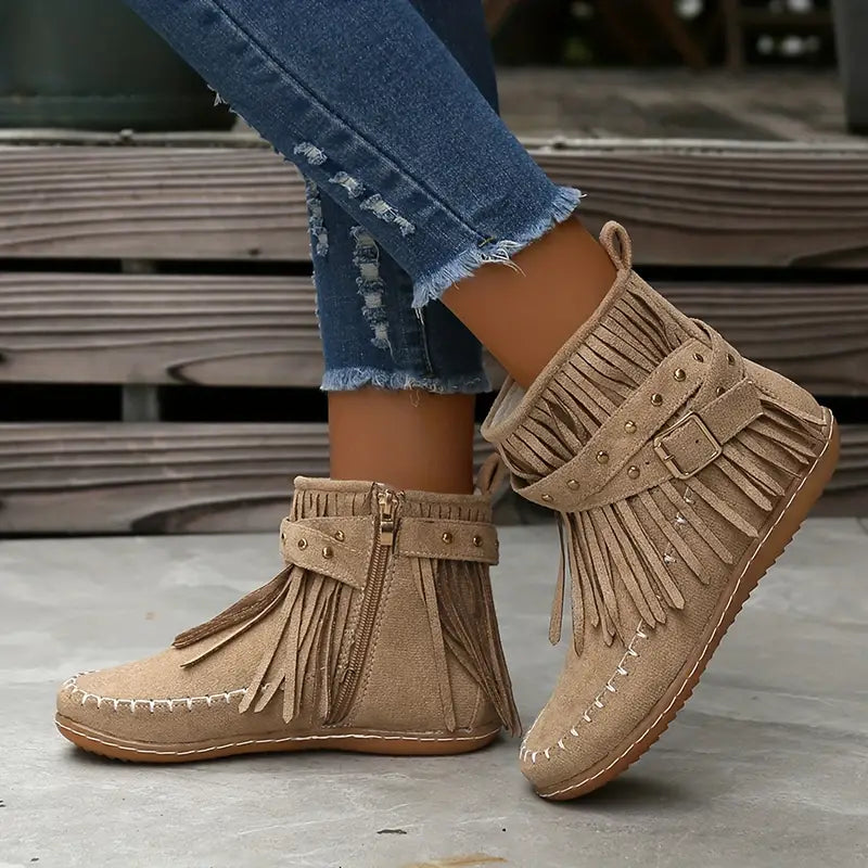 Plush-Lined Women's Ankle Boot
