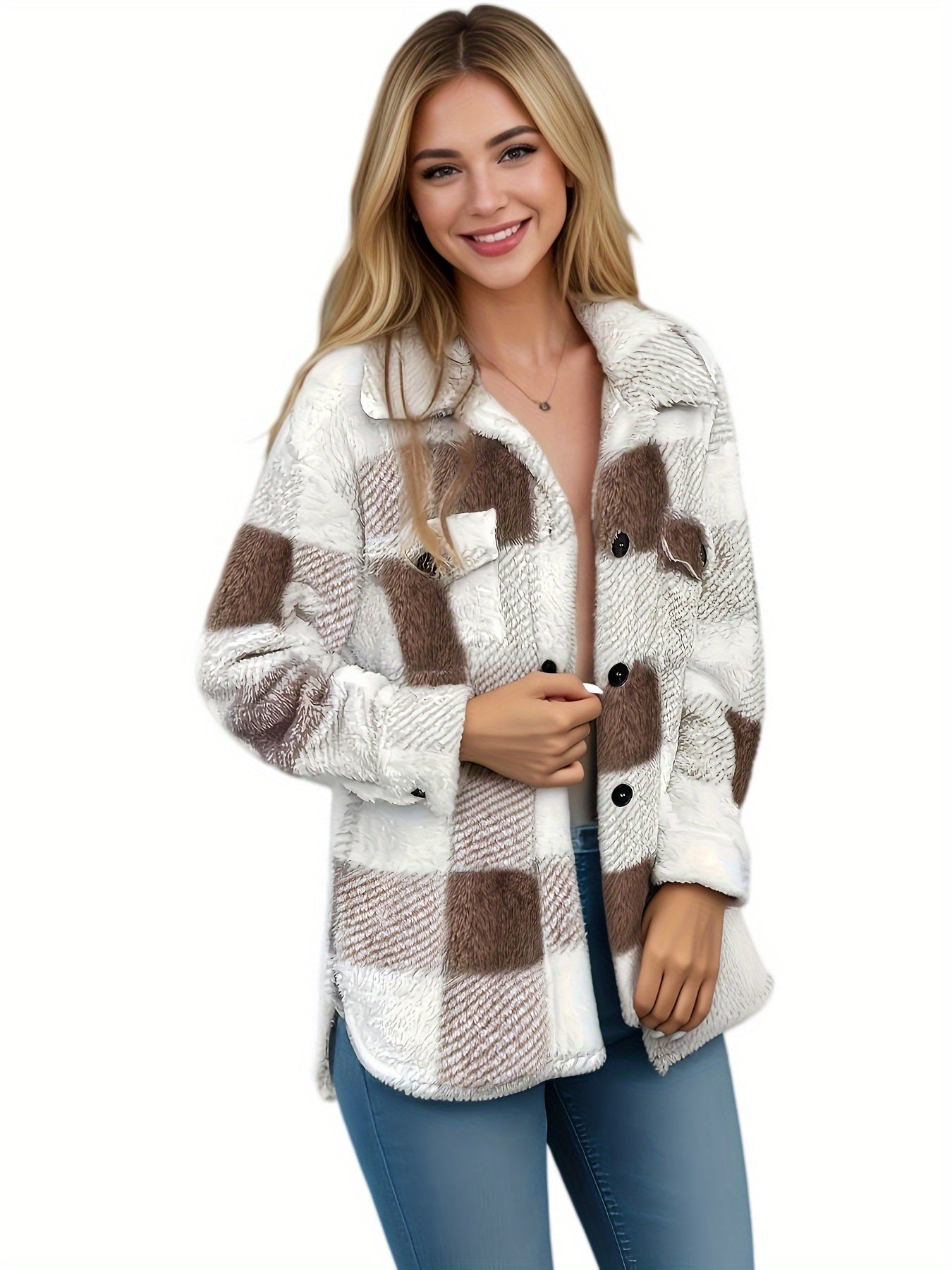 Cozy Relaxed Fit Soft Shirt Jacket