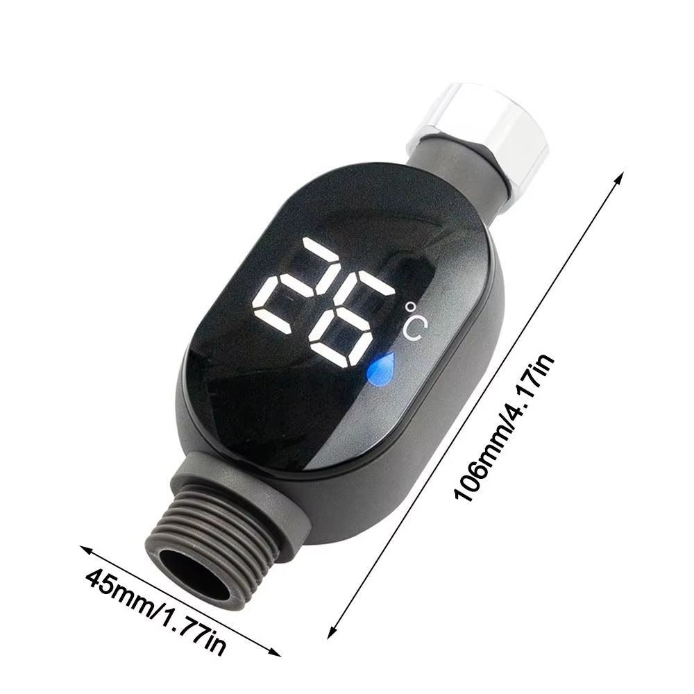 ThermaClear™ - Digital Shower Thermometer with LED Display