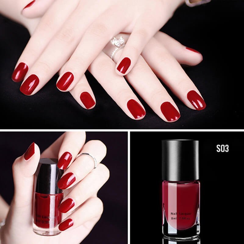 Salon-Perfect Glossy Nails Kit for Quick Manicures