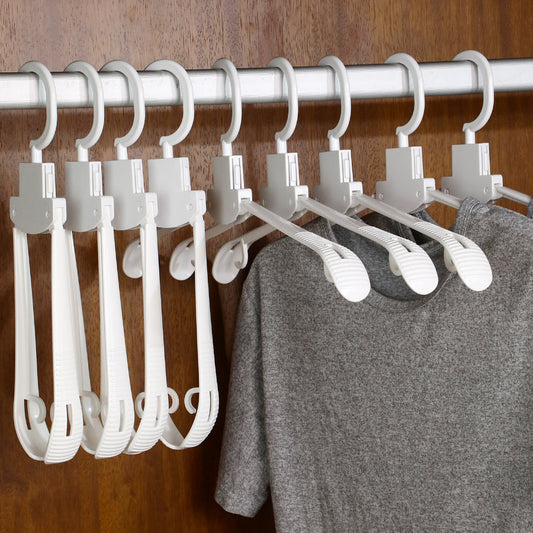 Flextrock™ - Foldable Space-Saving Clothes Hangers, 10-Pack