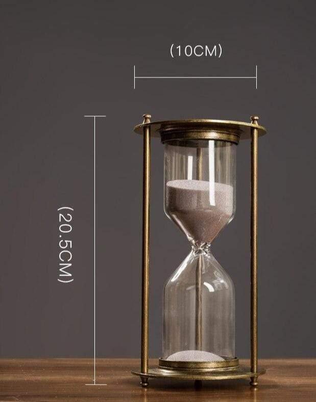 Sleek Modern Hourglass Decor