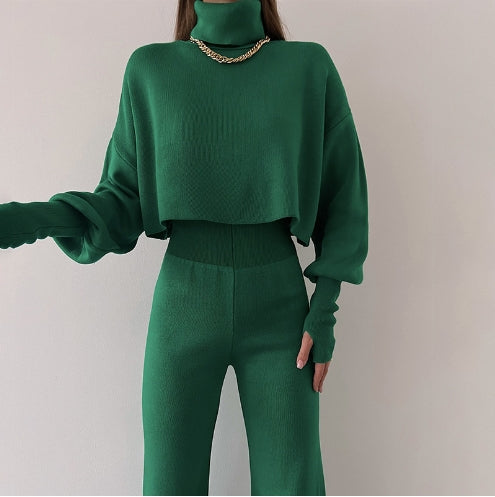 Eaksone™ - Cozy Turtleneck Knit Gloves Set