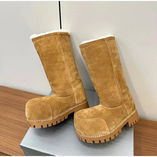 Chunky Platform Ankle Boots