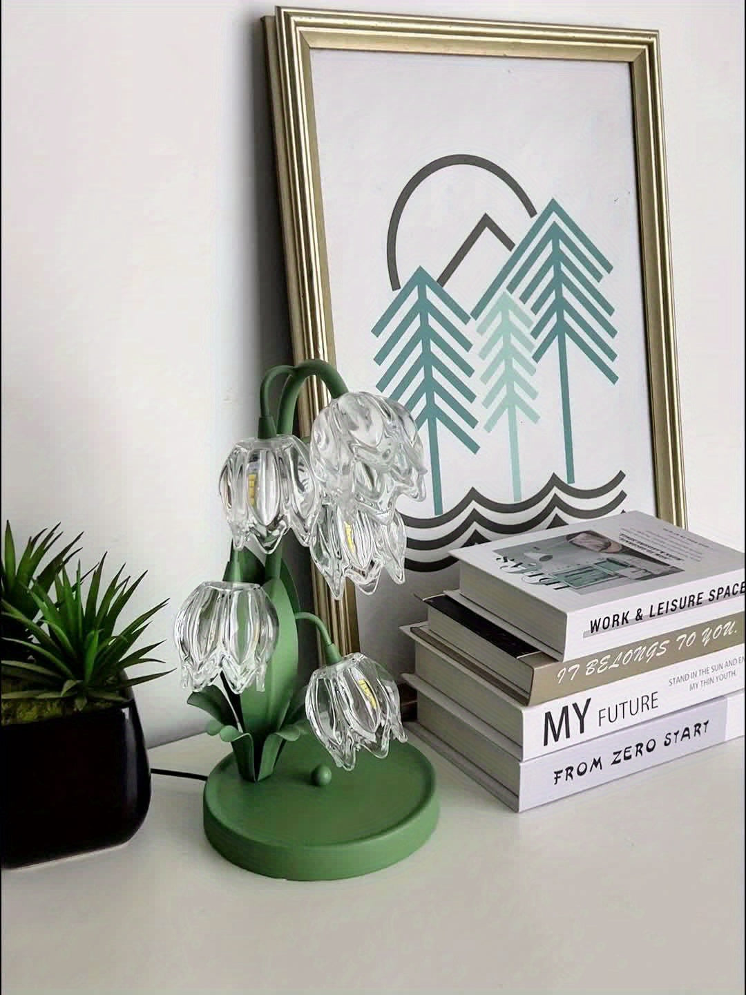 Flower-Shaped LED Table Lamp for Modern Home Decor