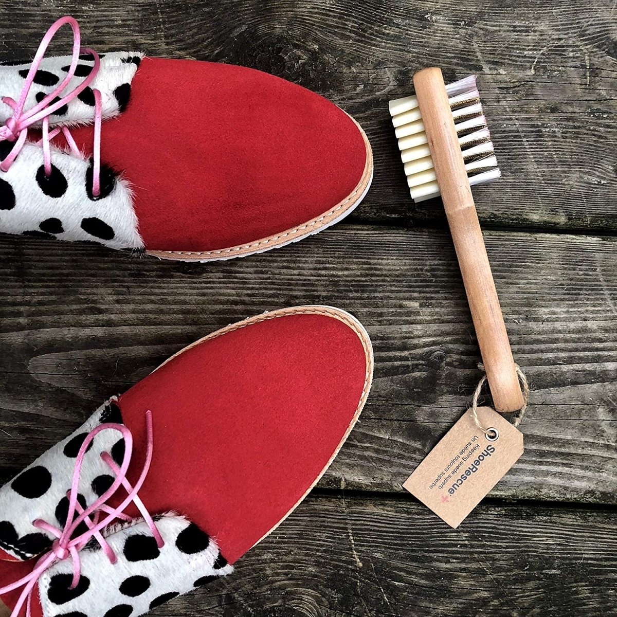 CleanStride™ - Double-Ended Shoe Cleaning Brushes Set