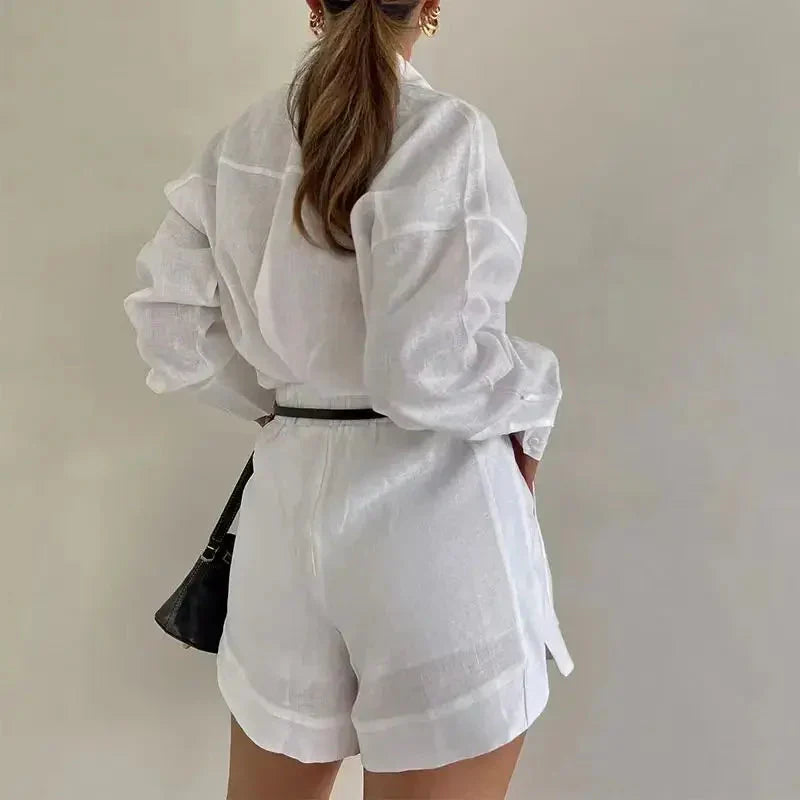 Lightweight Casual Shirt and Shorts Set for Everyday Comfort