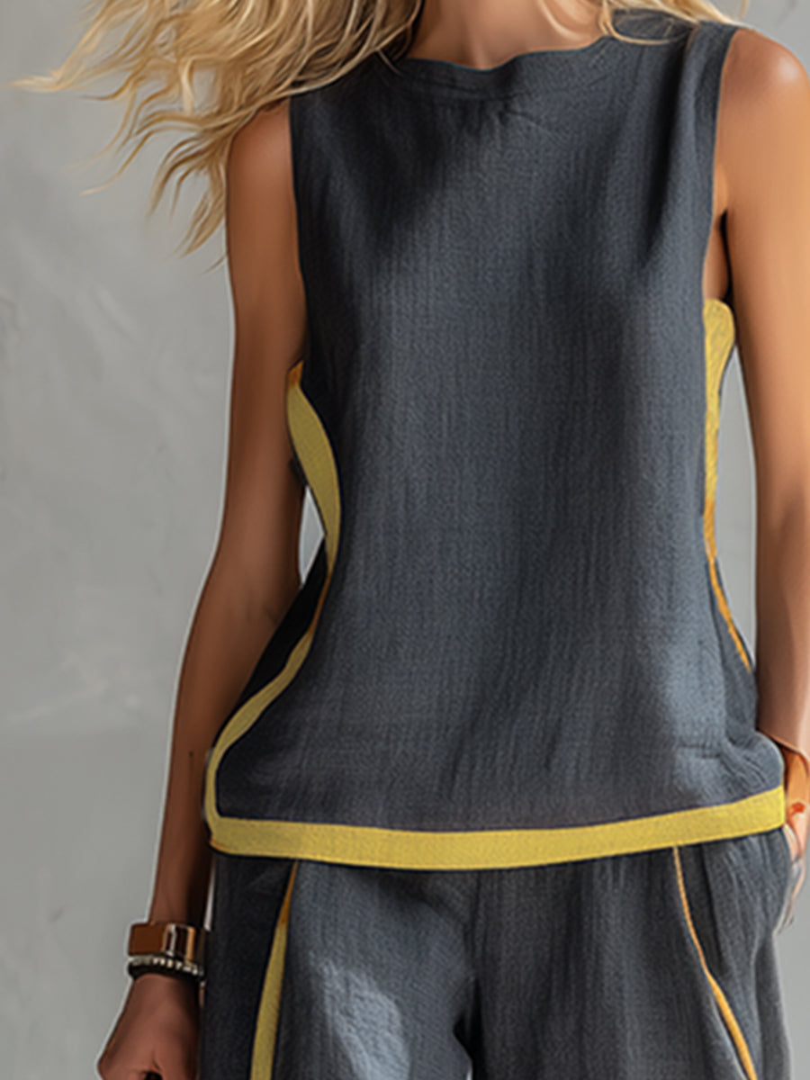 Leila - Chic Two-Piece Outfit Set