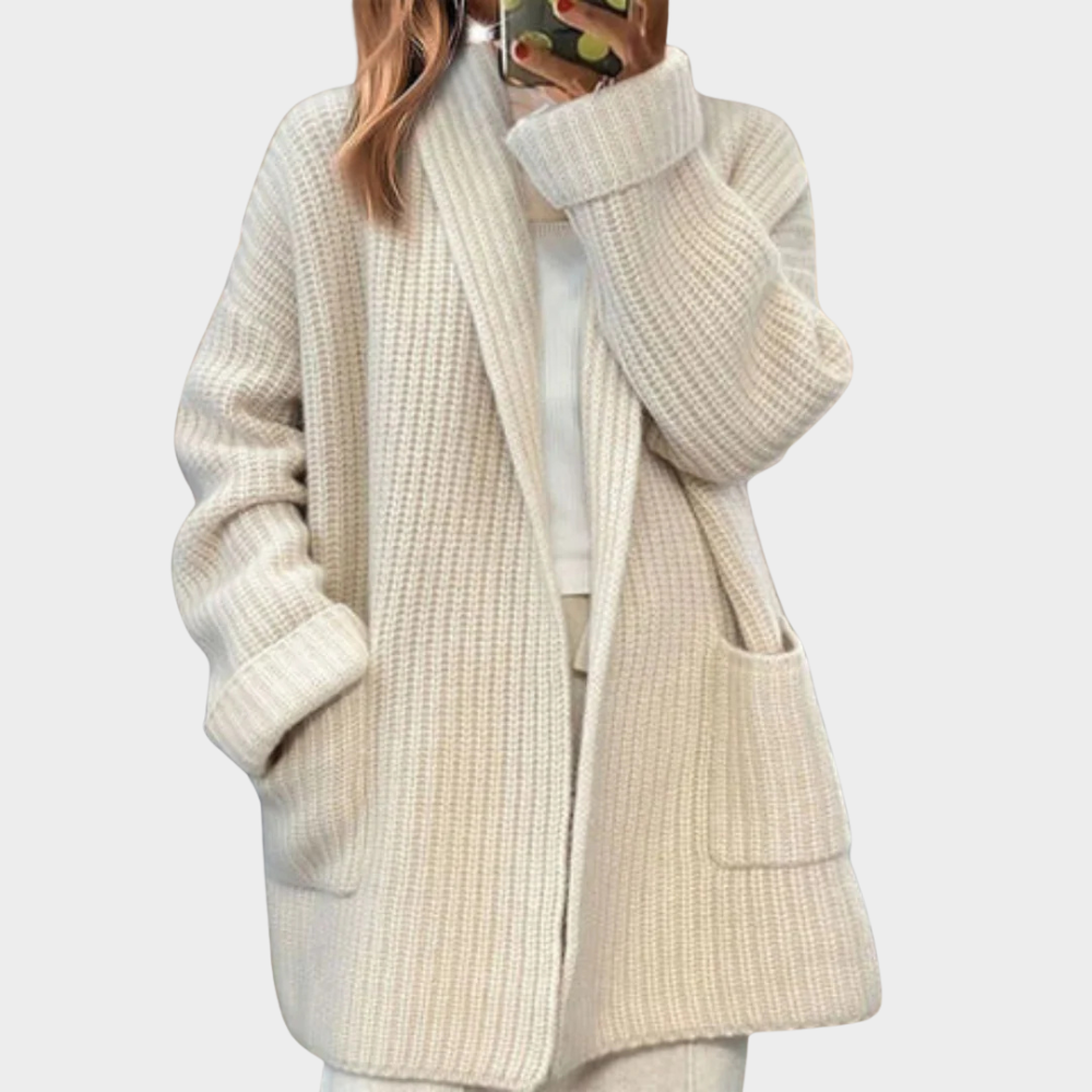 Cozy Knitted Wool Cardigan Sweater