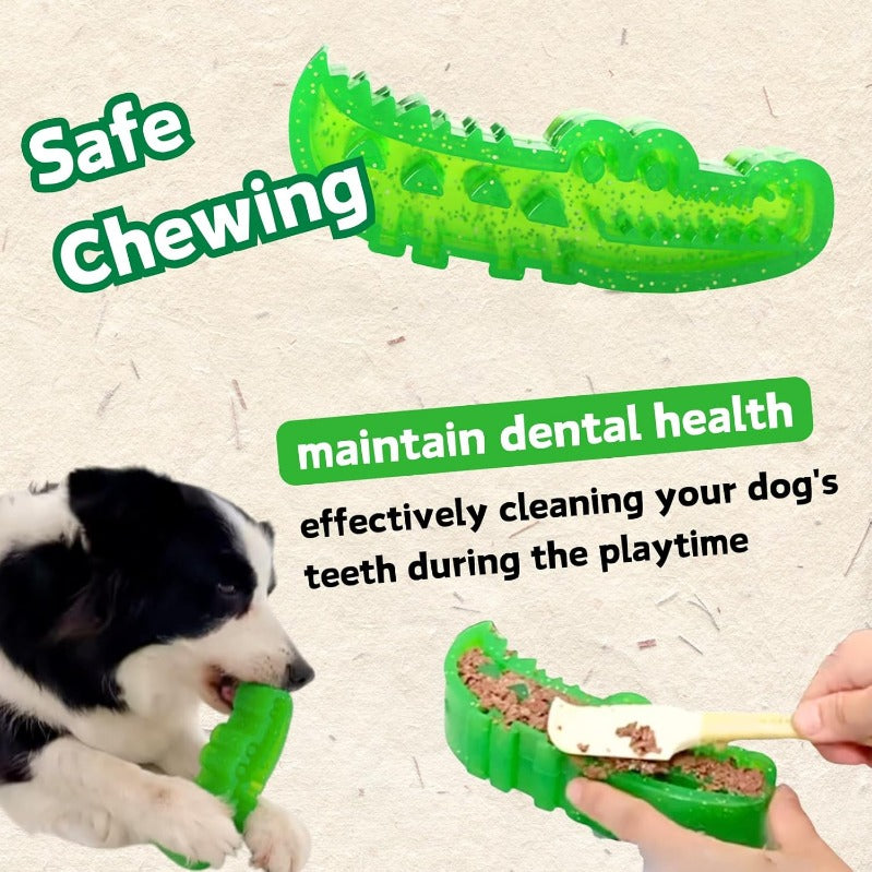 SnackSaver™ - Interactive Crocodile Dog Toy