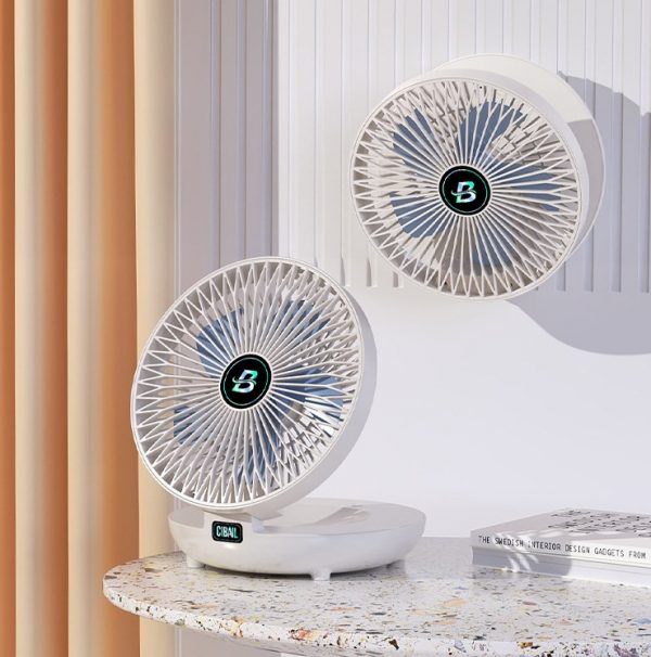 BreezeFlow™ - 2-in-1 Desktop & Wall Air Cooling Fan
