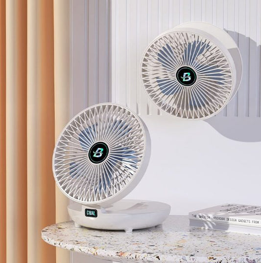 BreezeFlow™ - 2-in-1 Desktop & Wall Air Cooling Fan