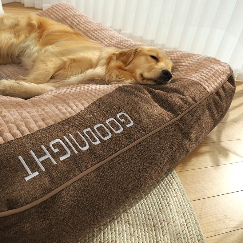 GoodNight™ - Cozy Plush Dog Cushion Bed