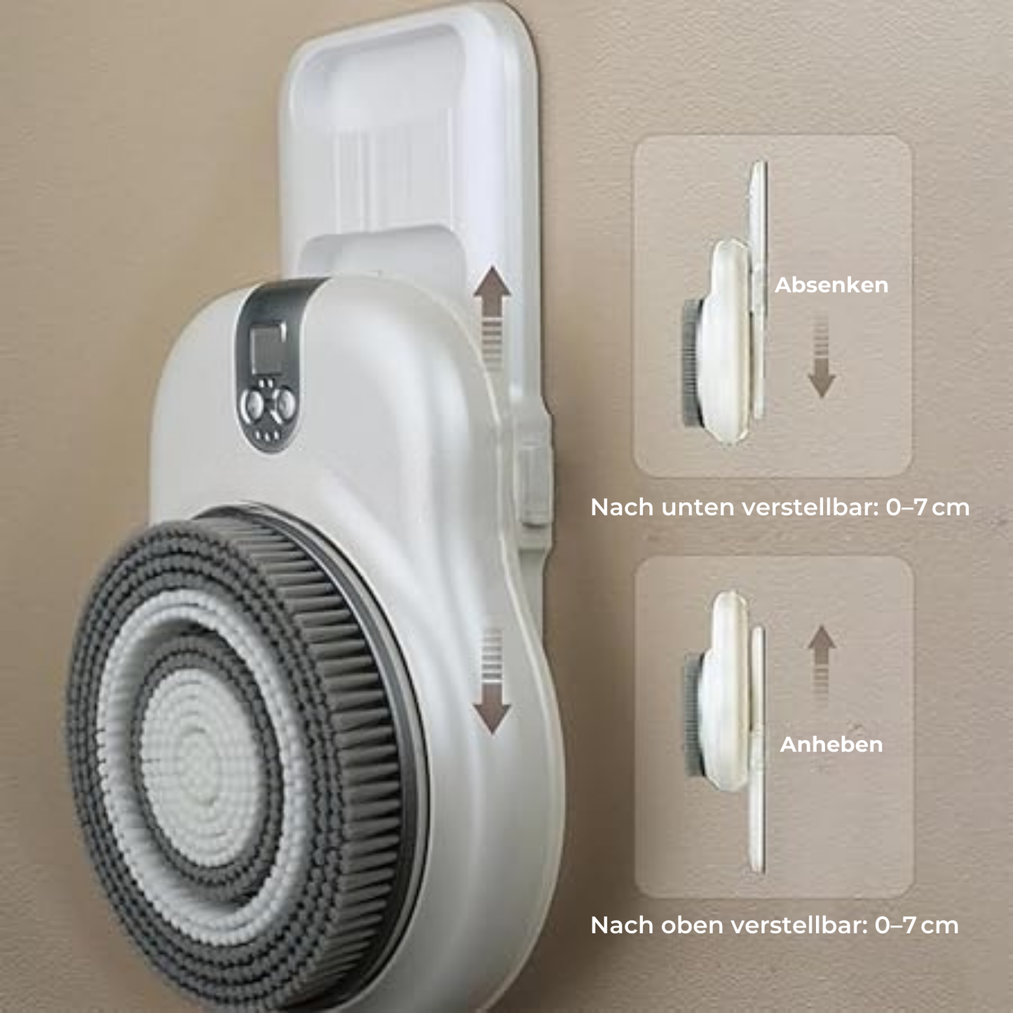 Electric Back Scrubber with Soft Brush Head for Deep Cleaning