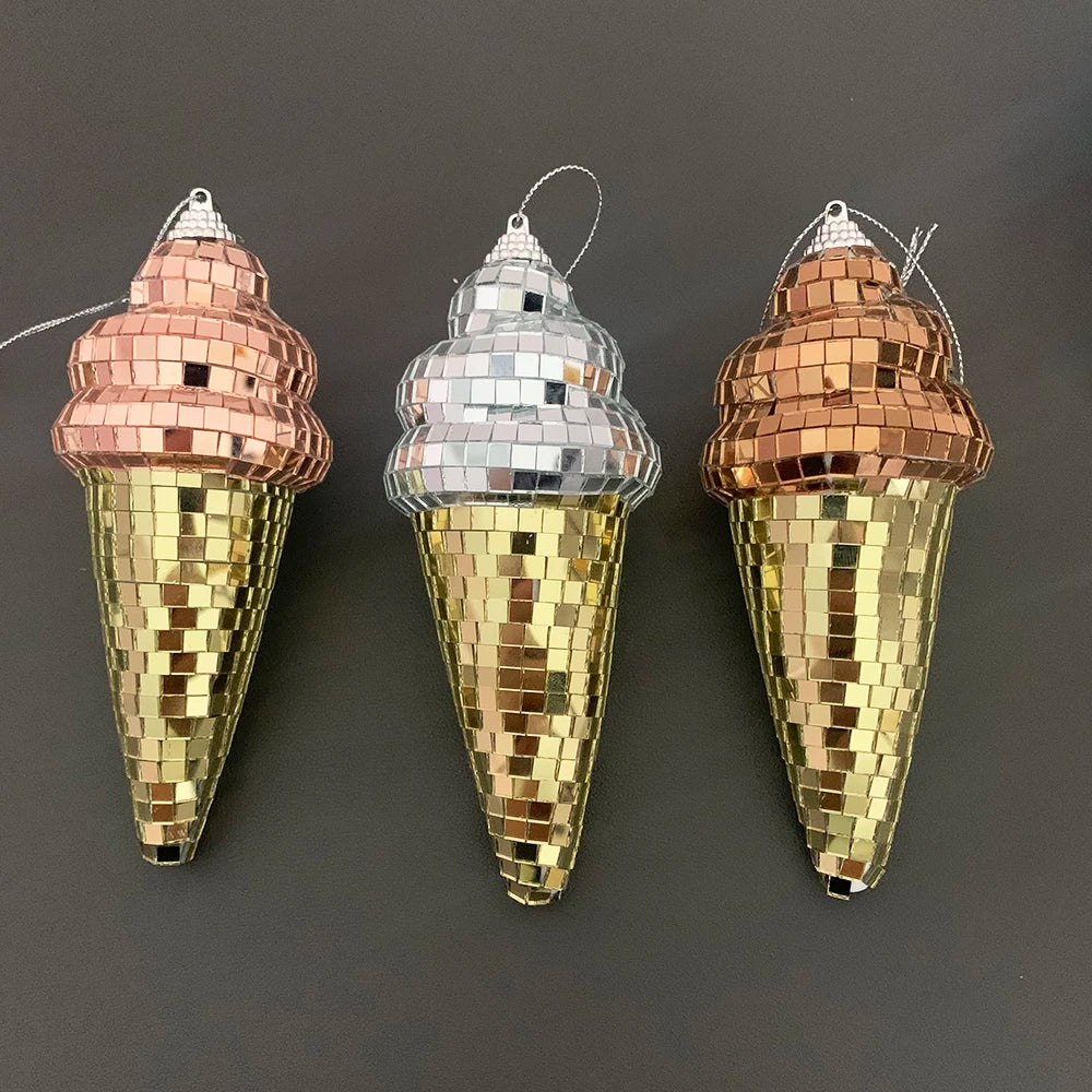Retro Disco Ice Cream Wall Art Decor