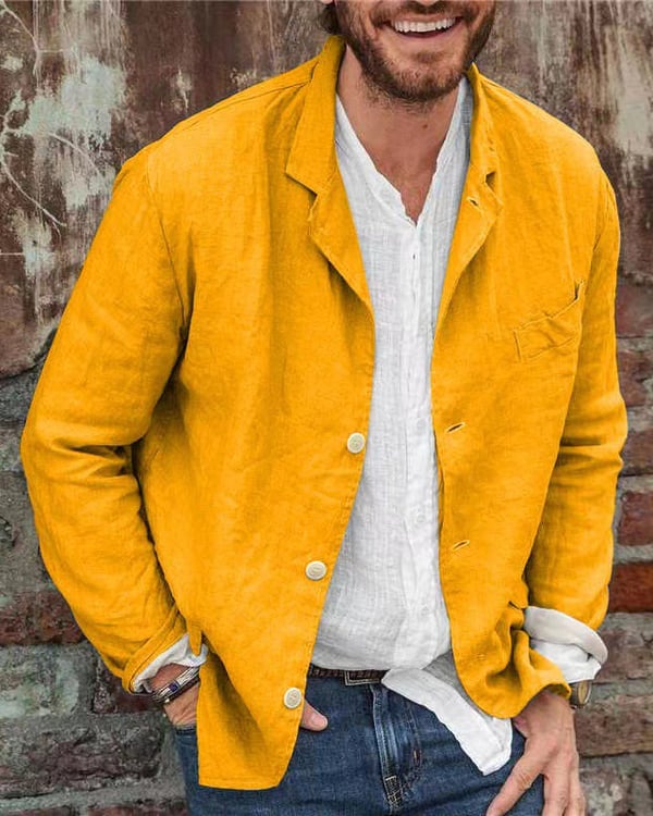 Classic Casual Men’s Jacket for Everyday Wear
