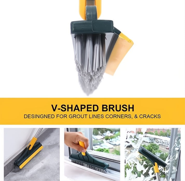 CleanSweep™ - 2-in-1 Floor Brush for Corners & Joints
