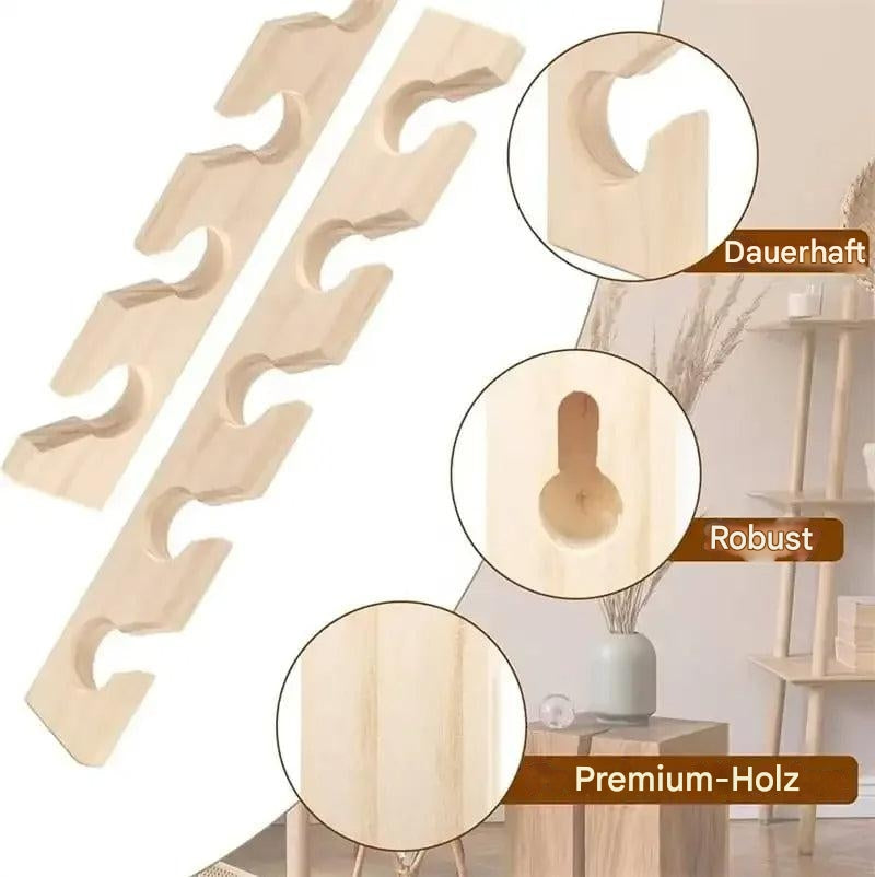 Wall-Mounted Cap Rack Organizer for Stylish Hat Storage