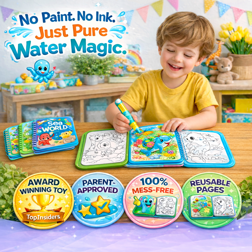 SplashJoy - Mess-Free Coloring Fun that Fades and Repeats