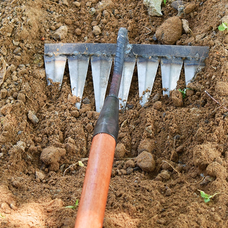IronRake™ - Heavy-Duty Garden Weeding Rake